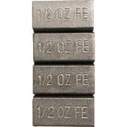 DURAFORCE Perfect Equipment 300360STR Steel Adhesive Wheel Weights 0.50 oz 1" - 640 Pc