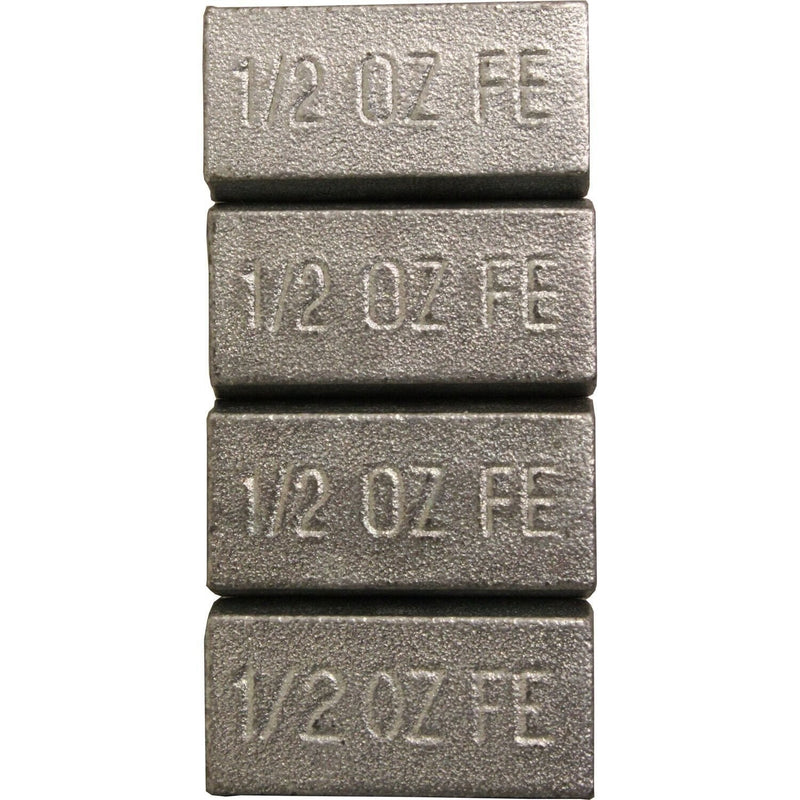 DURAFORCE Perfect Equipment 300360STR Steel Adhesive Wheel Weights 0.50 oz 1" - 640 Pc