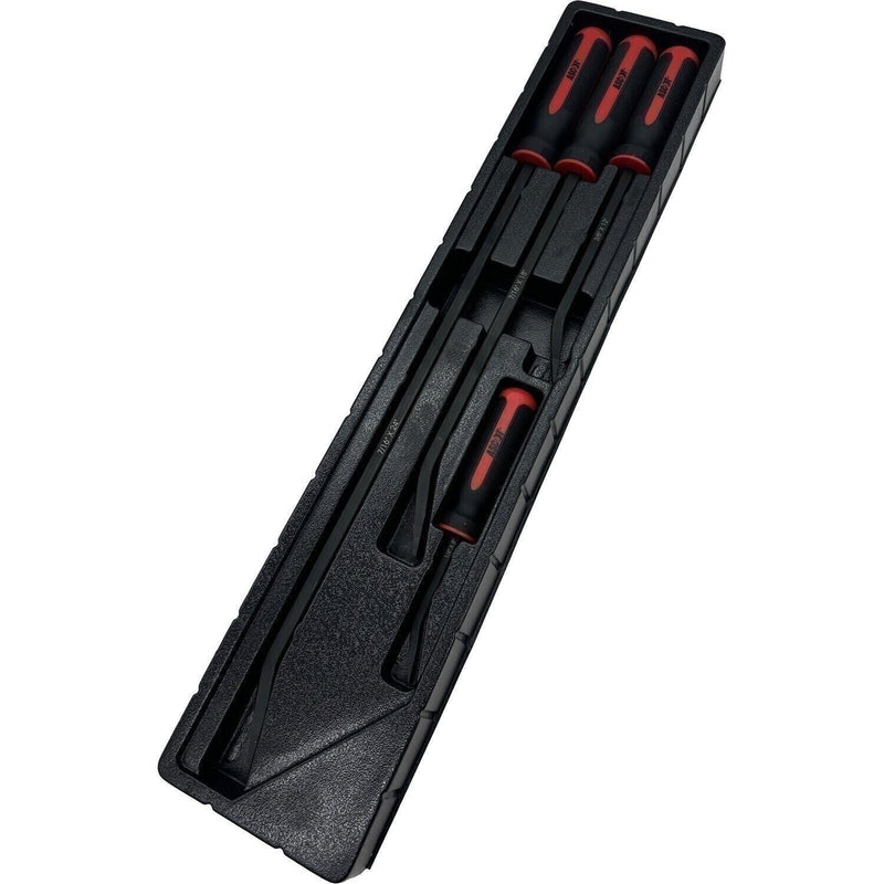 DURAFORCE Ascot 4-Piece Heavy Duty Professional Pry Bar Set - Durable & Reliable Tools