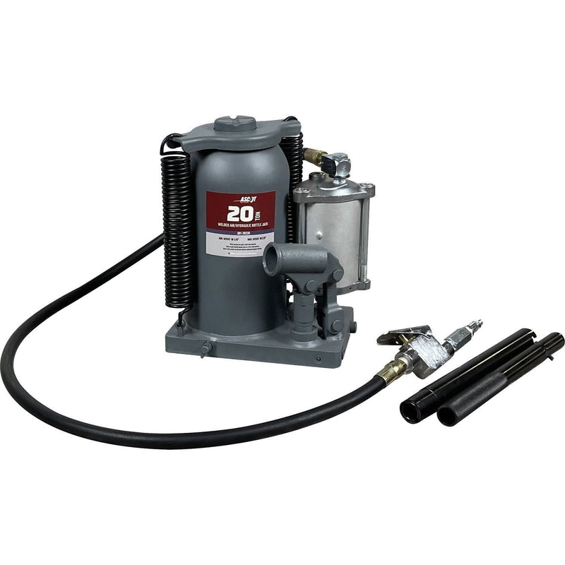 DURAFORCE Ascot Professional 20 Ton Air Hydraulic Bottle Jack 301-20220