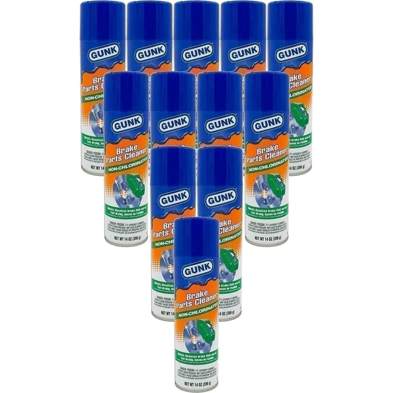 DURAFORCE Gunk M705 Non-Chlorinated Brake Parts Cleaner 14oz - Pack of 12
