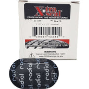 DURAFORCE Xtra-Seal 11-324 Oval Tire Repair Patches 1-3/8"x2-3/8" Box of 25