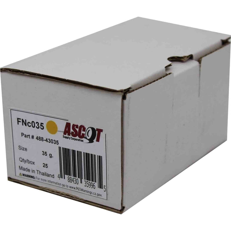 DURAFORCE Ascot FN Coated Clip-On Wheel Weights 35gm (1.25oz) Box of 25