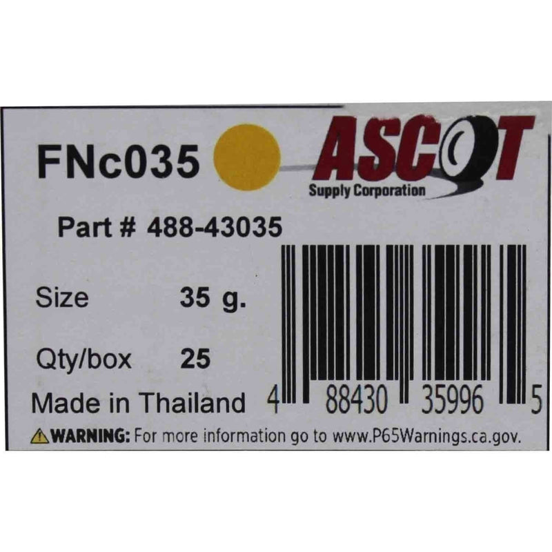 DURAFORCE Ascot FN Coated Clip-On Wheel Weights 35gm (1.25oz) Box of 25