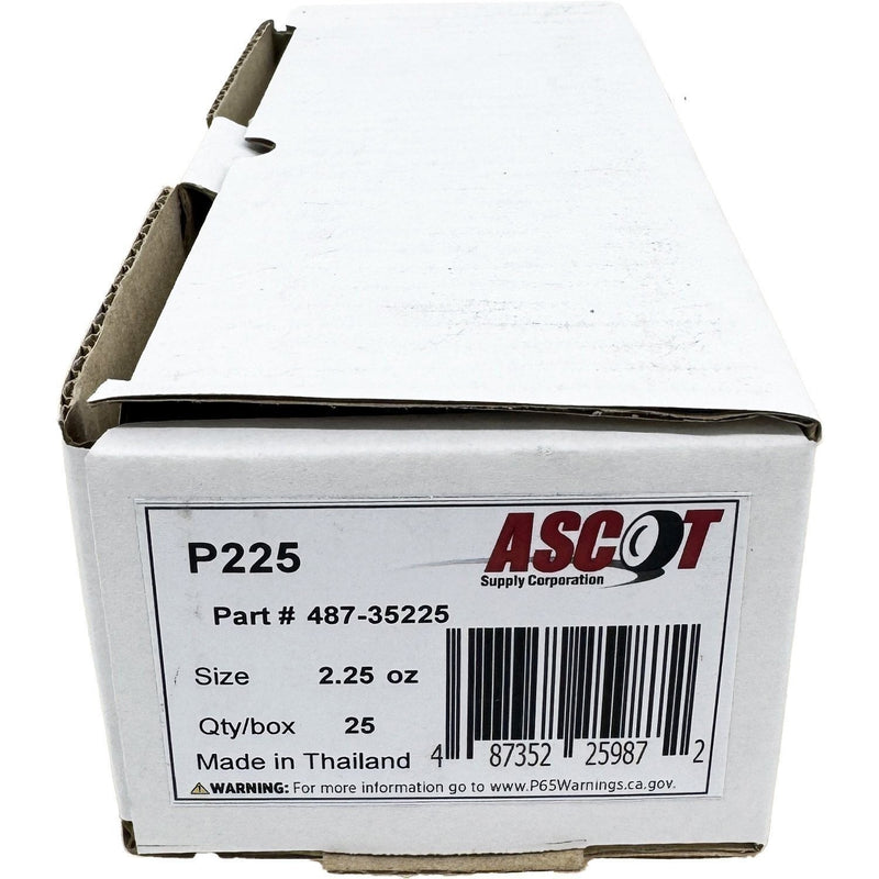 DURAFORCE Ascot P Style Uncoated Lead Clip-On Wheel Weights 2.25oz Box of 25