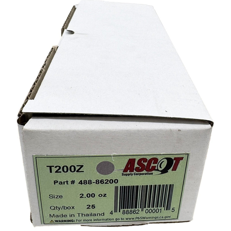 DURAFORCE Ascot T Style Coated Zinc Clip-On Wheel Weights 2oz Box of 25