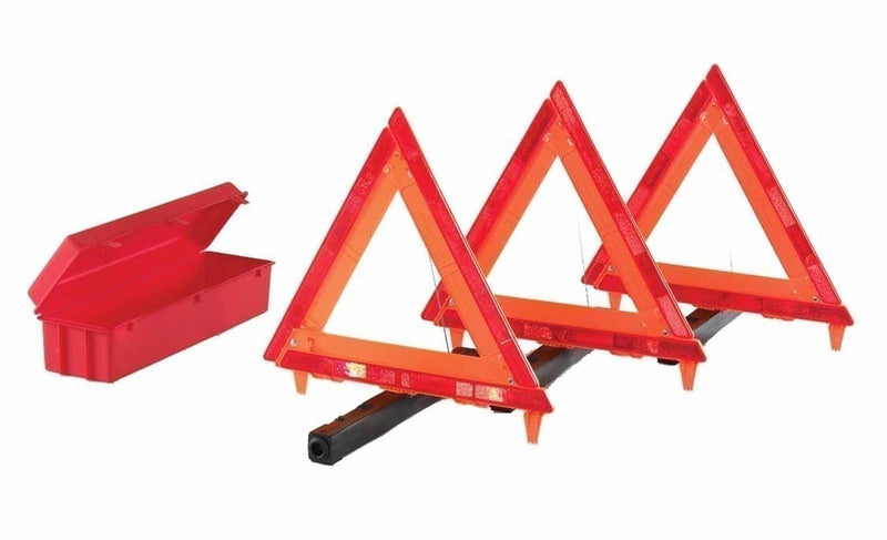DURAFORCE Cortina 3-Piece Triangle Emergency Warning Kit 95-03-009 Safety Road Tool