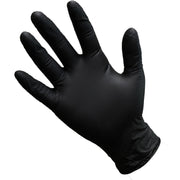 DURAFORCE Ascot Black Nitrile Gloves Large 5 Mil Powder Free Box of 100