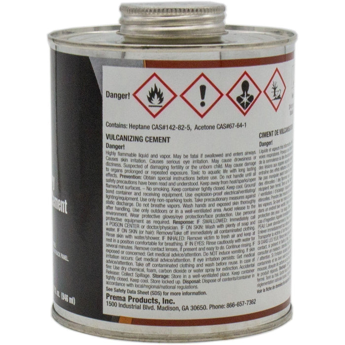 DURAFORCE Prema PFC-32 Ultra Fast Dry Vulcanizing Cement 32oz Can for Repairs