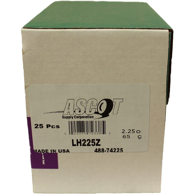 DURAFORCE Perfect Equipment LH225Z Zinc Coated Wheel Weights 2.25oz Box of 25