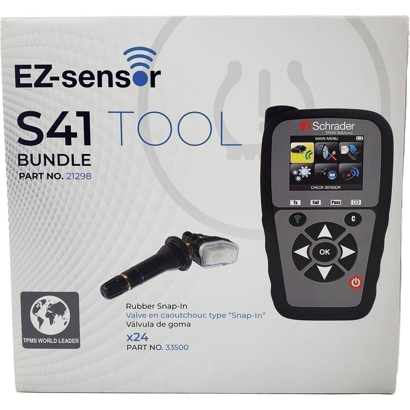 DURAFORCE Schrader 21298 S41 Tool with 24 EZ 33500 Tire Pressure Sensors Kit