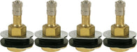 DURAFORCE TR501OV 1.5" Brass Clamp-In Oval Tubeless Truck Tire Valve Stem 4 Pack
