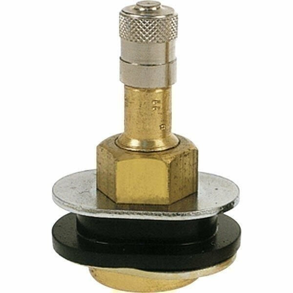 DURAFORCE TR501OV 1.5" Brass Clamp-In Oval Tubeless Truck Tire Valve Stem 4 Pack
