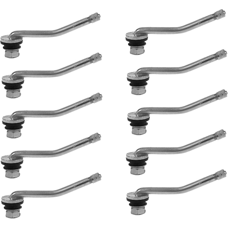 DURAFORCE TV515 3-1/4" Double Bend Truck Valve Stem for 0.625" Holes - Pack of 10