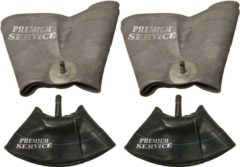 DURAFORCE Premium Lawn Mower Tire Inner Tubes Bundle 2x 15x6.00-6 & 2x 20x10.00-8