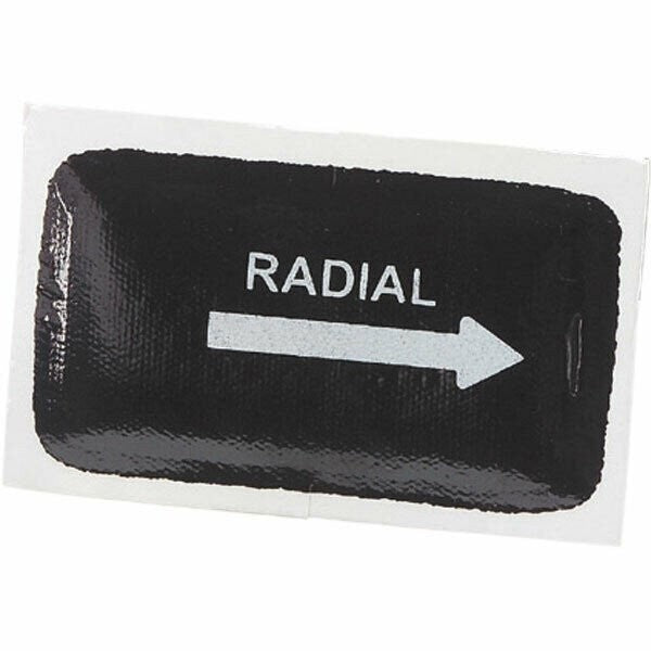 DURAFORCE Xtra Seal 11-414 Medium Oval Radial Tire Repair Patch 2-1/4" x 4" Box of 10