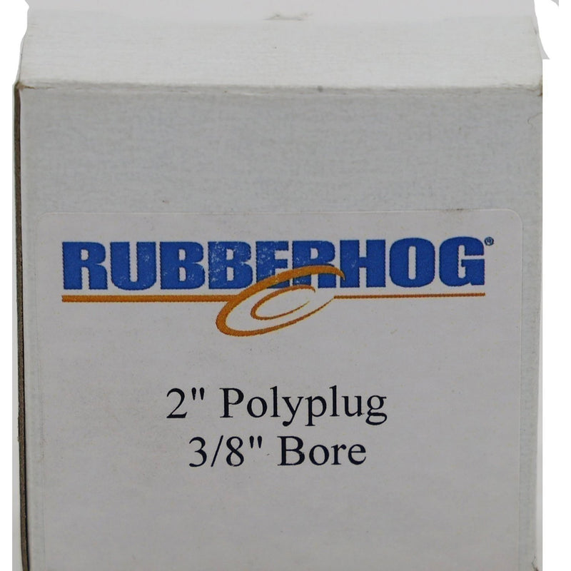 DURAFORCE Rubberhog 2" Polyplug for Flared Contour Wheel 3/8" Arbor Hole