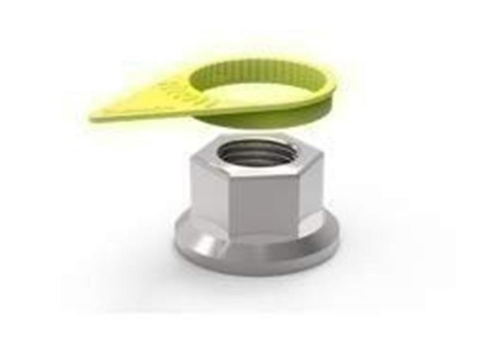 DURAFORCE Checkpoint 33mm Yellow Wheel Nut Indicators Loose Pack of 10