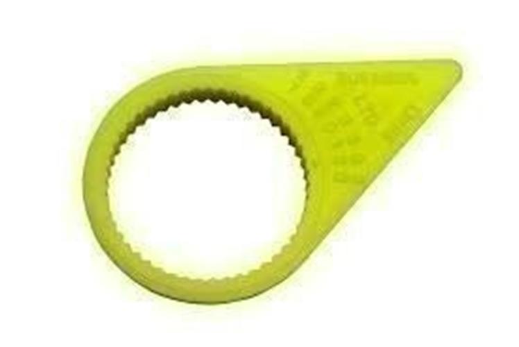 DURAFORCE Checkpoint 33mm Yellow Wheel Nut Indicators Loose Pack of 10