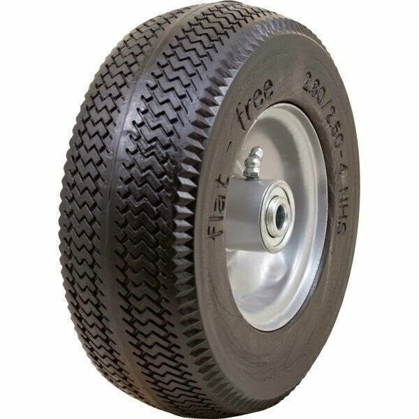 DURAFORCE Marathon 00026P Flat Free Sawtooth Utility Tire on Rim 2.80/2.50-4