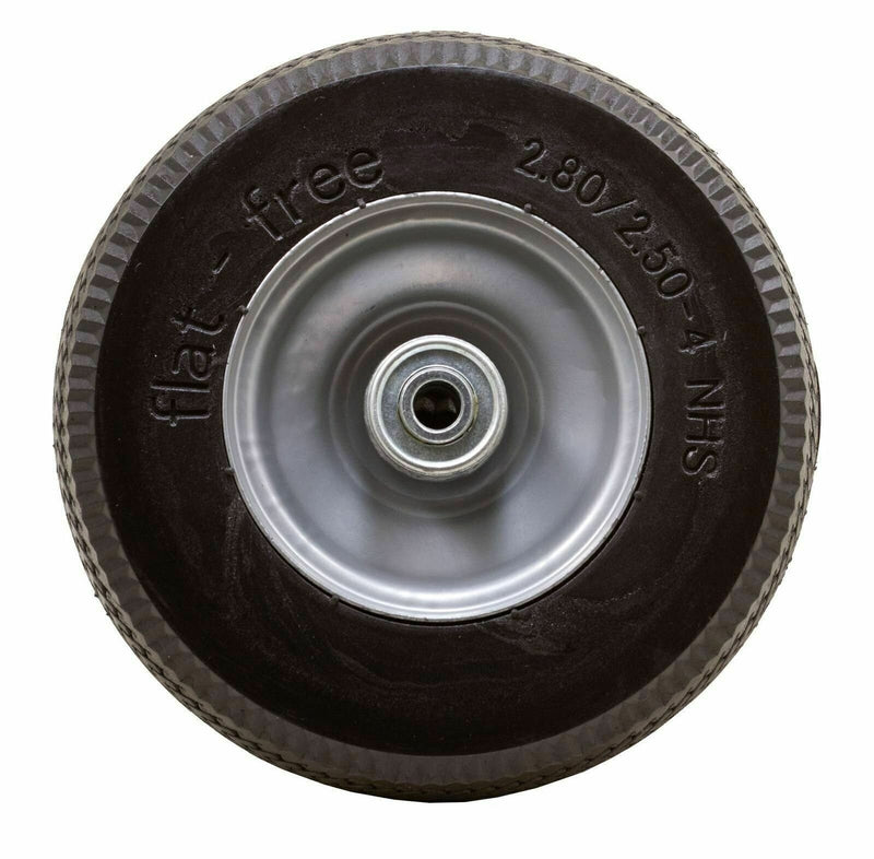 DURAFORCE Marathon 00026P Flat Free Sawtooth Utility Tire on Rim 2.80/2.50-4