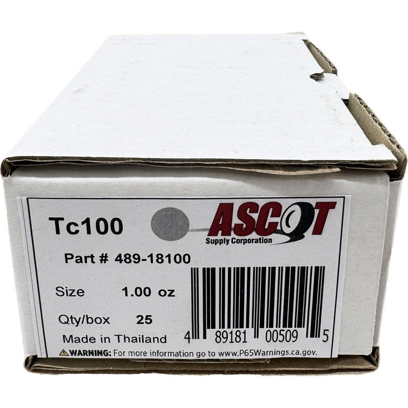 DURAFORCE Ascot T Style Coated Clip-On Wheel Weights 1oz - Box of 25