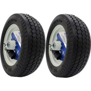 DURAFORCE Carlisle 483811 Flat Free Utility Tire on Rim 4.10/3.50-4 Pack of 2
