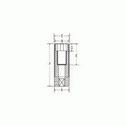 DURAFORCE Grey Pneumatic 2019MTP 1/2" Drive 19mm Thin Wall Deep Nut Protector Socket