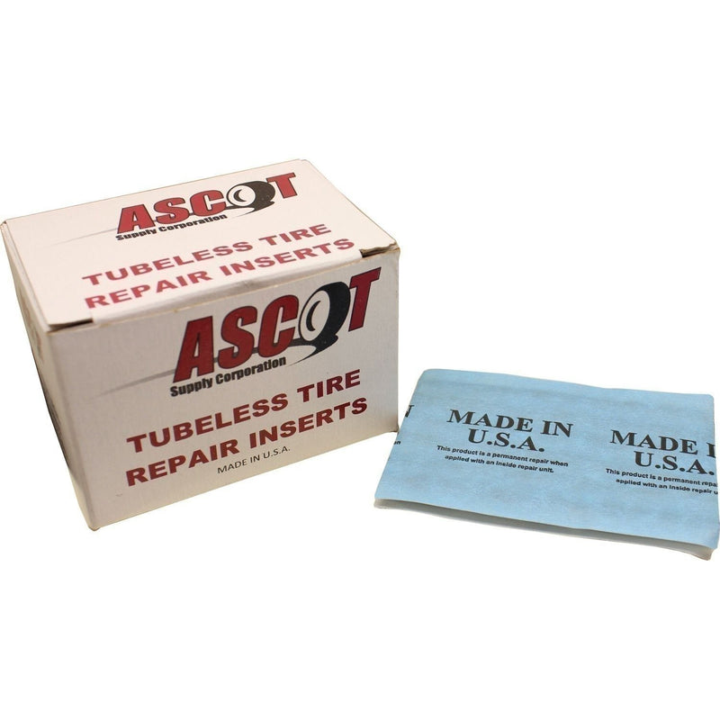 DURAFORCE Ascot 4" Brown Tubeless Tire Repair Inserts - Box of 60 Durable Plugs