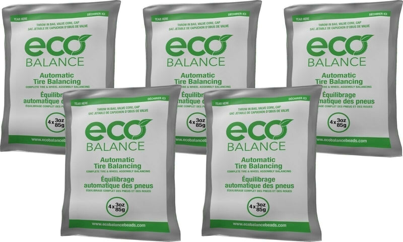 DURAFORCE ECO Balance 03EB Tire Balancing Beads 3oz Pack of 5 for Smooth Ride
