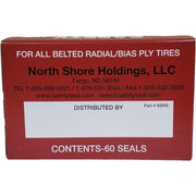 DURAFORCE Safety Seal SSRS Slim 4" Tire Repair Plugs for Small Punctures, 60 Pack