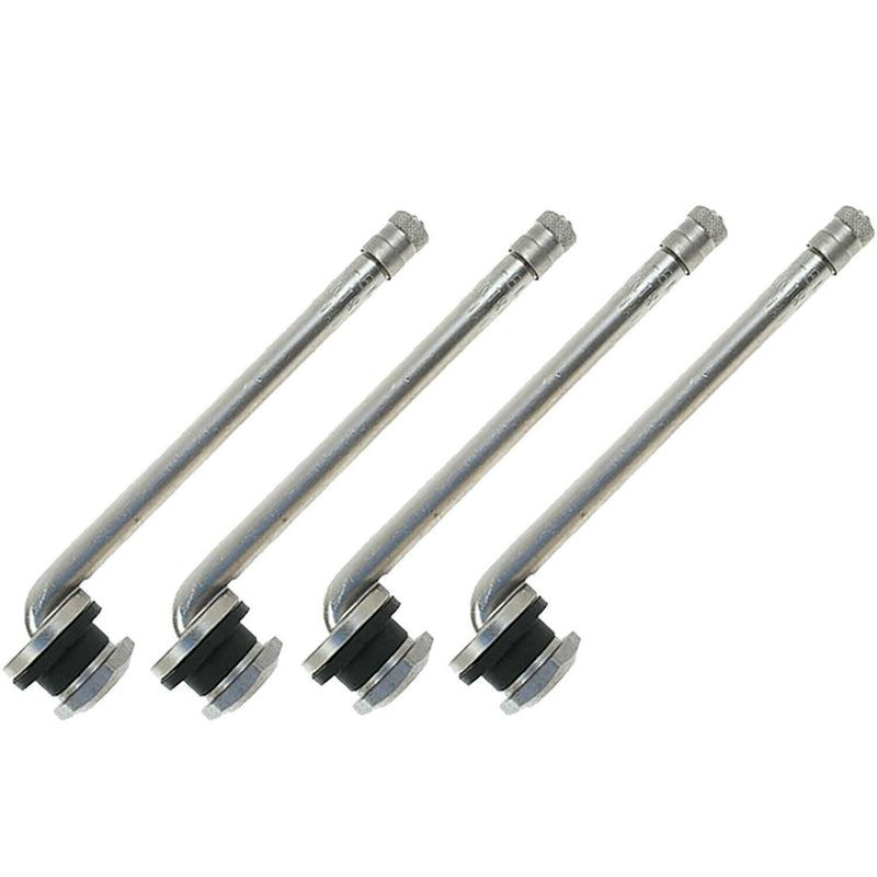 DURAFORCE TR511 4.25" 90° Valve Stem for Drop-Center Aluminum Wheels .625 Hole Pack of 4