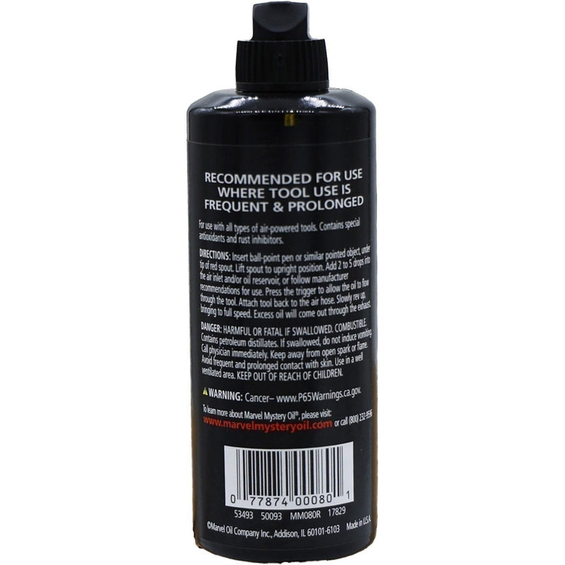 DURAFORCE Marvel MM80R Air Tool Oil 4oz - Lubricant for Pneumatic Tools