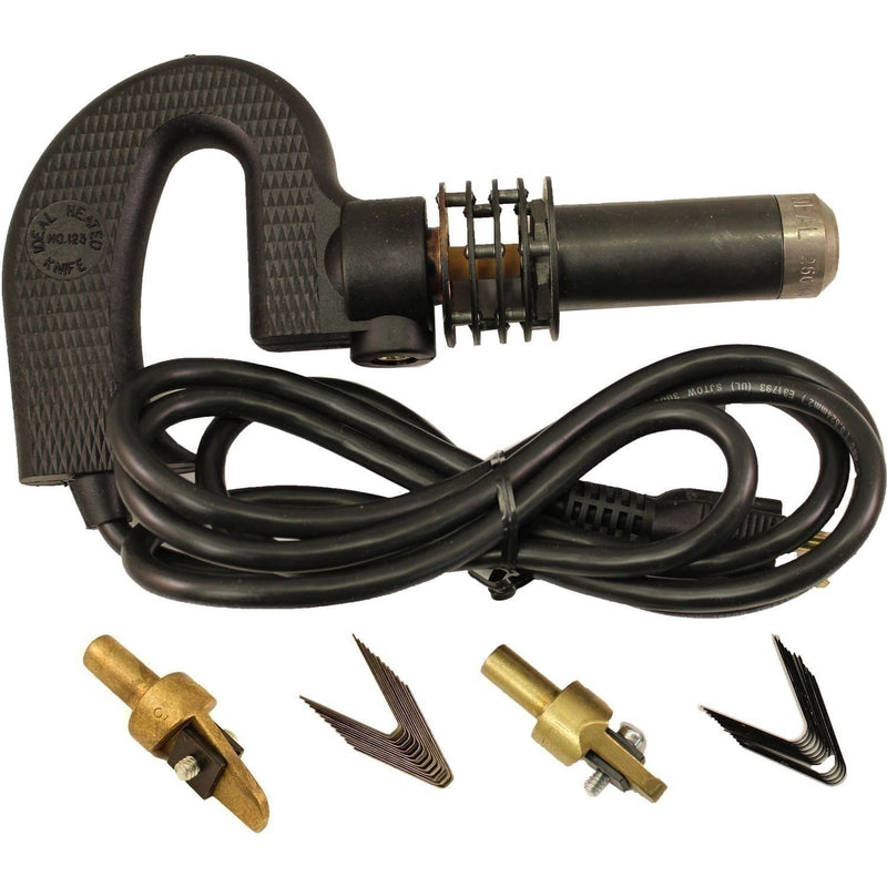 DURAFORCE Ideal Tire Groover Regroover #125 with #3 & #4 Heads and Blades Set