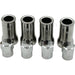 DURAFORCE Dill 950-SC-4 Chrome TPMS Tire Valve Stem Sleeve & Cap 4 Pack Quality Set