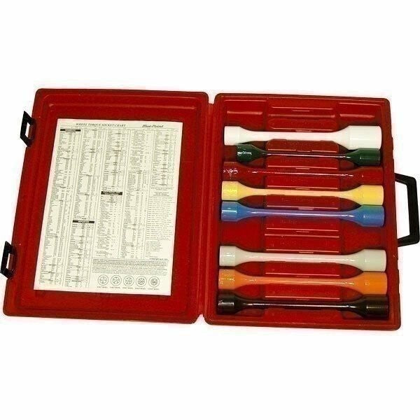 DURAFORCE Lock Technology 1500 1/2" Drive 8 Pc Torque Stick Set A,B,C,E,G,F,I,Q w/ Case
