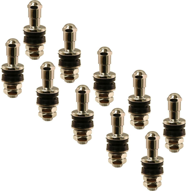 DURAFORCE Einky TV6010 Chrome Plated Valve Stem 3/4" High Performance Pack of 10