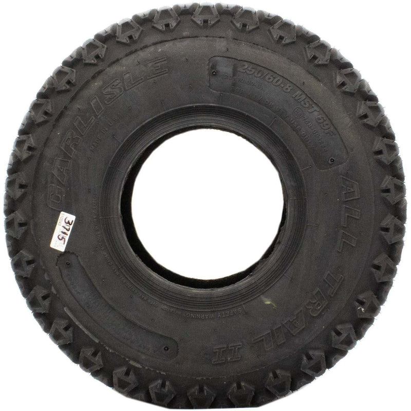 DURAFORCE Carlisle All Trail II 25x11-12 ATV Tire 4 Ply NHS Tubeless Durable