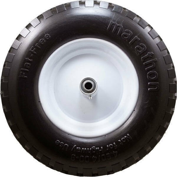 DURAFORCE Marathon 00047P Flat Free Knobby Wheelbarrow Tire 4.80/4.00-8 Pack of 2
