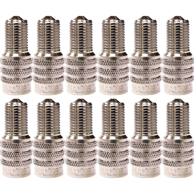 DURAFORCE Haltec DS-1 Double Seal Flow-Through Valve Caps Pack of 12