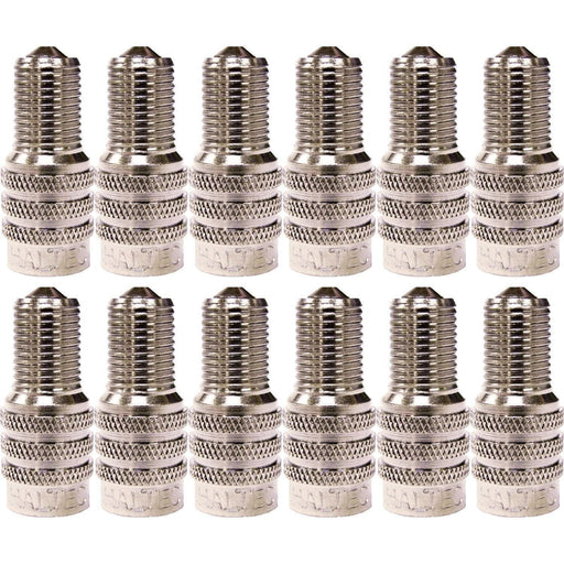 DURAFORCE Haltec DS-1 Double Seal Flow-Through Valve Caps Pack of 12