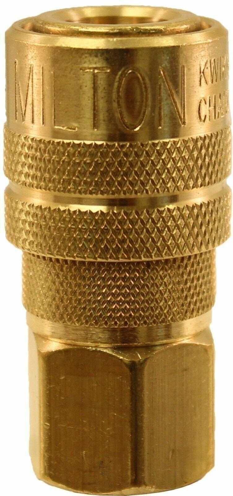 DURAFORCE Milton 715 1/4" FPT M-Style Coupler Pack of 10 - Air Tool Fittings