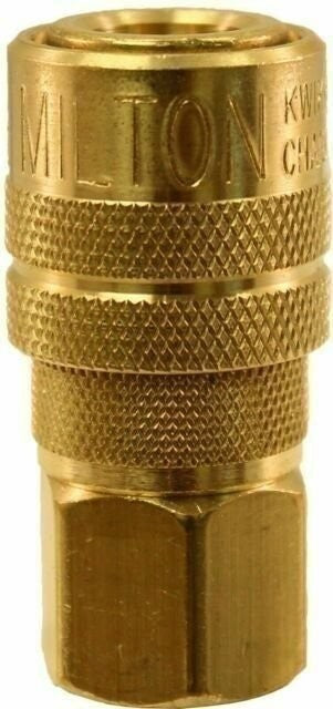 DURAFORCE Milton 715 1/4" FPT M-Style Coupler Pack of 10 - Air Tool Fittings