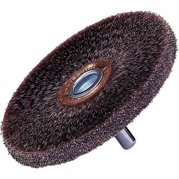 DURAFORCE Weiler 35310 3" Encapsulated Wire Wheel .008 Wire 1/4" Stem Grinder Brush