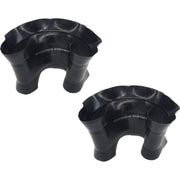 DURAFORCE Premium Radial Tire Flap Center Valve Hole 6.50-10 7.50-10 Pack of 2