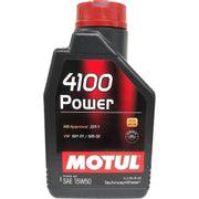 DURAFORCE Motul 4100 Power 15W50 Motor Oil 1L High Performance Synthetic Engine Oil