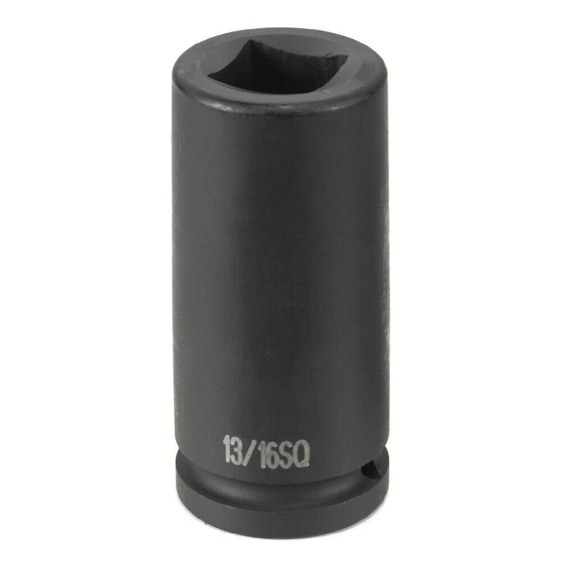 DURAFORCE Grey Pneumatic 3313SL 3/4" Drive 13/16" Deep Impact Socket Square