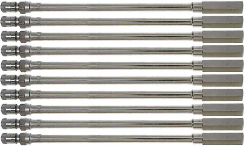 DURAFORCE Haltec HE-393 6" Lightweight Valve Extensions with 1" Collar - Pack of 10