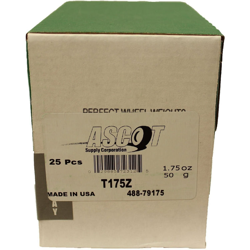 DURAFORCE Perfect Equipment T175Z Zinc Coated Wheel Weights 1.75 oz Box of 25