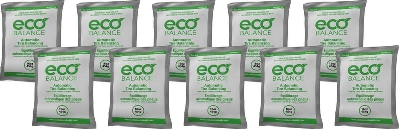 DURAFORCE ECO Balance 16EB Tire Balancing Beads 16oz - 10 Bags for Smooth Ride